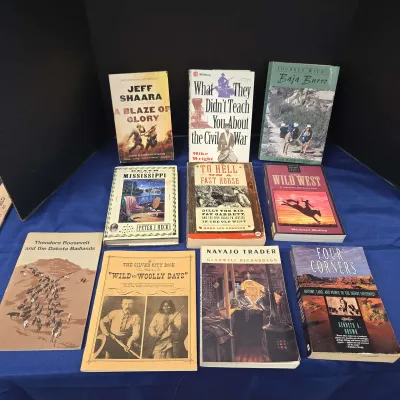 Vintage Historical Books - A Blaze Of Glory, The Wild West, Four Corners, To Hell On a Fast Horse