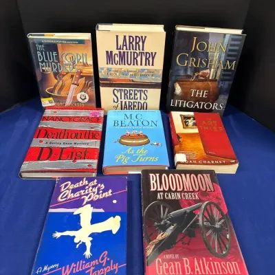 8 Novels - Mystery, Western, Thriller, Grisham, McMurtry, Nancy Grace