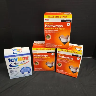 Pain Relief - Icy Hot XL Patch, Ultra-Thin Heat Wraps Back & Hip