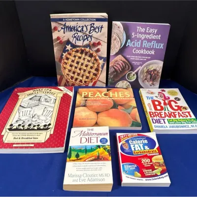 7 Cookbooks - Americas Best Recipes, Mediterranean Diet, Breakfast, Peaches, Acid Reflux