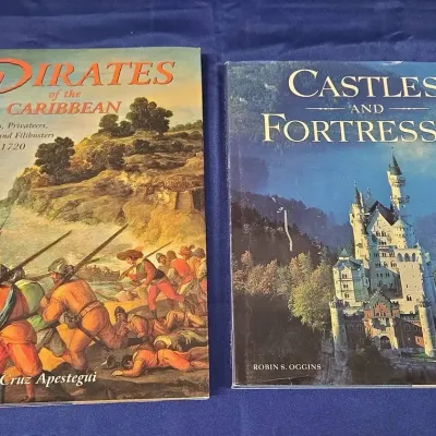 History & Architecture Coffee Table Books - Castles & Fortresses, Pirates Of The Caribbean 