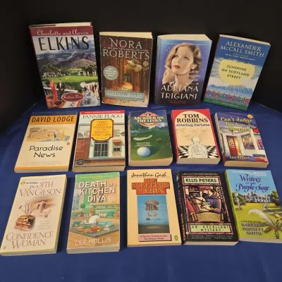 Fiction Mystery Novels - David Lodge, Fannie Flagg, Adriana Trigiani, John Logue