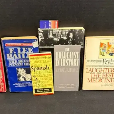 7 Vintage Mixed Non-Fiction Book - Judge Wapner, F. Lee Bailey & Drag Racing