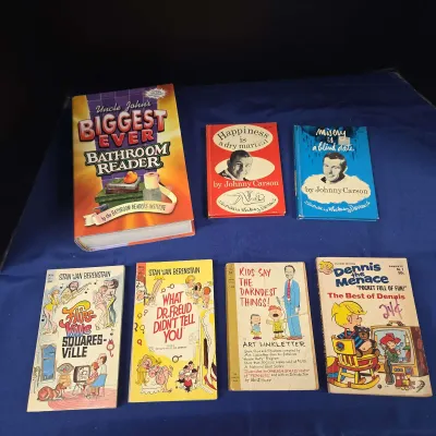 Vintage Humor, Cartoon, & Trivia Books - Johnny Carson, Stan & Jan Berenstain, Hank Ketcham