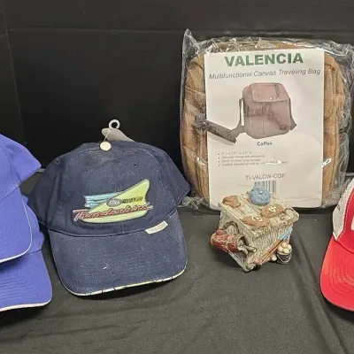 Golf Retreat - Hats, NEW Multifunctional Canvas Traveling Bag, Golf Trinket Box