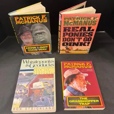 4 Vintage Outdoor Humor Books - Patrick F. McManus, Ron Strickland