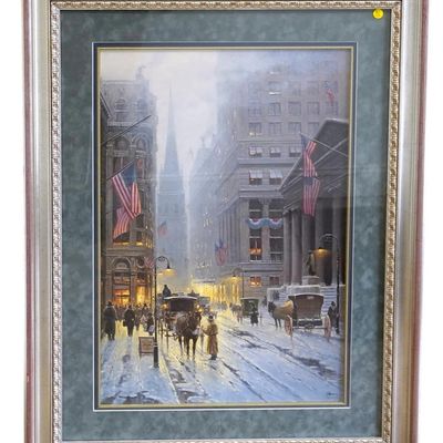 Sale Photo Thumbnail #181: LARGE LTD ED G HARVEY WALL STREET NEW YORK