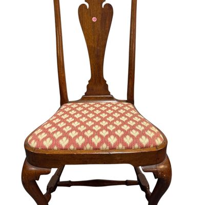 Sale Photo Thumbnail #179: ANTIQUE QUEEN ANNE SIDE CHAIR