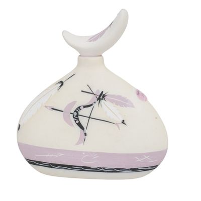 NAVAJO NATIVE AMERICAN POTTERY WEDDING VASE