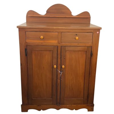 ANTIQUE FARMHOUSE PRIMITIVE JELLY CUPBOARD