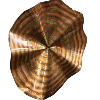 Sale Photo Thumbnail #112: LARGE CURTIS JERE COPPER "CONVERGENCE" WALL SCULPTURE