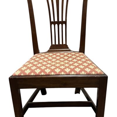 Sale Photo Thumbnail #222: ANTIQUE CLASSIC CHIPPENDALE STYLE SIDE CHAIR