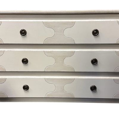 ITALIAN GABBIANO PAINTED OAK 3 DRAWER CHEST ACQUISITIONS