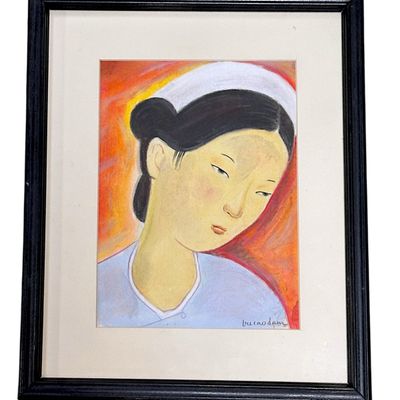 Sale Photo Thumbnail #110: VU CAO DAM (Vietnamese/French, 1909-2000) PORTRAIT