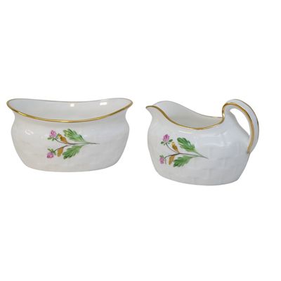 TIFFANY & CO ENGLISH HAMMERSLEY CREAM & SUGAR