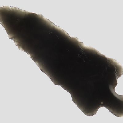 Sale Photo Thumbnail #426: 1 1/2" Rose Springs, Quality Obsidian, Oregon, Ex. Denis Burger