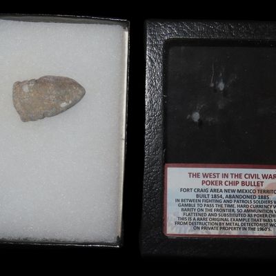 Sale Photo Thumbnail #637: The West in the Civil War Poker Chip Bullet