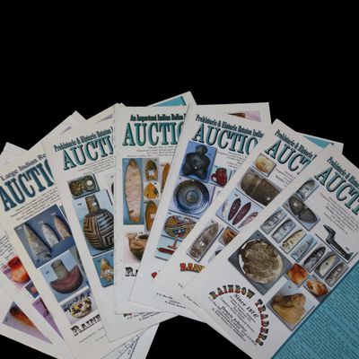 Sale Photo Thumbnail #526: Lot of 8 Rainbow Traders Auction Catalogs
