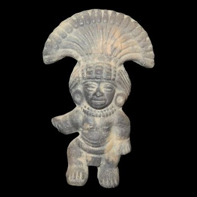 Sale Photo Thumbnail #296: 4 1/4" Pre-Columbian Maya Figurine, Mexico