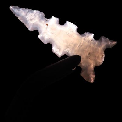 Sale Photo Thumbnail #378: 1 1/2" Pre-Columbian Crystal Arrowhead, South America