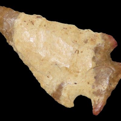 Sale Photo Thumbnail #674: 1 3/8" Stealth, Middle Archaic, Louisiana / Texas, 6000-4000 BP, Found by Joshua Ream, Ex. Jim Bennett