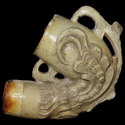 Sale Photo Thumbnail #167: 2 1/2" Eagle Claw Tobacco Pipe, European, 19th Century