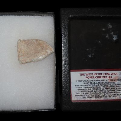 Sale Photo Thumbnail #618: The West in the Civil War Poker Chip Bullet