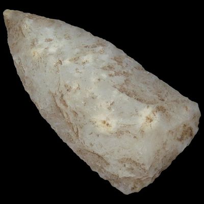 Sale Photo Thumbnail #702: 1 13/16" Crystal Quartz Dart, Virginia, Very Translucent, Ex. Walt McIntire Collection