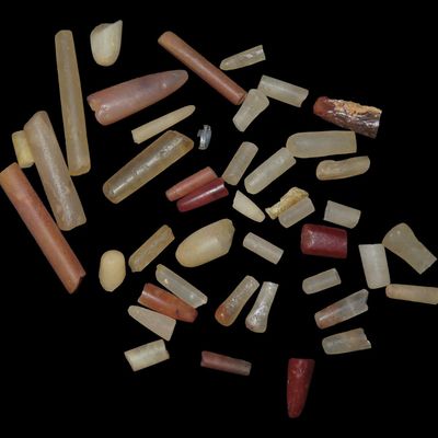 Sale Photo Thumbnail #244: Lot of Neolithic Broken Lip Plugs, Sahara Desert, Southwest Africa