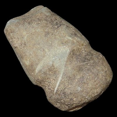 Sale Photo Thumbnail #35: 4 1/2" Full Grooved Axe, Posey Co., Indiana