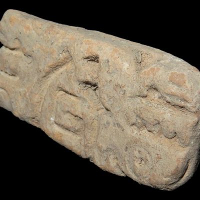 Sale Photo Thumbnail #384: 2 1/8" Pre-Columbian Pottery Stamp, Colombia, South America