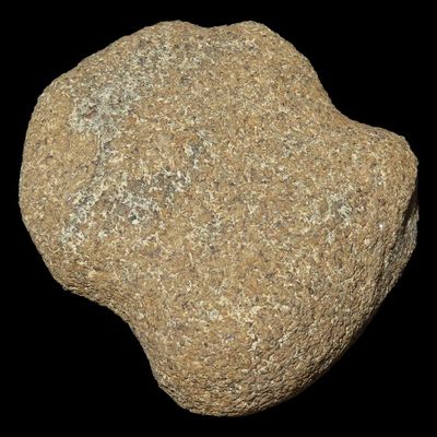 Sale Photo Thumbnail #23: 3" Full Grooved Hammerstone, Pike Co., Ohio, Ex. Nick Gatses