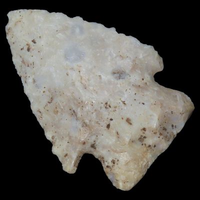 Sale Photo Thumbnail #471: 1 5/8" Early Archaic Hardin, Starved Rock, Illinois, Nice Bevel