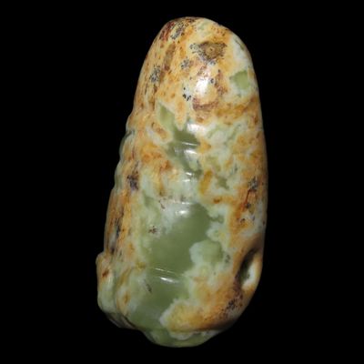 Sale Photo Thumbnail #639: Antique Chinese Hongshan Culture Jade Effigy Carving, Handmade, Neolithic Culture of the West Liao River Basin, Northeast China, Circa 4700-2900 BC