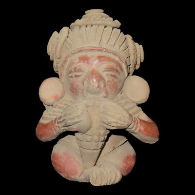 Sale Photo Thumbnail #363: 4 5/8" Pre-Columbian Pottery Effigy Figurine, South America