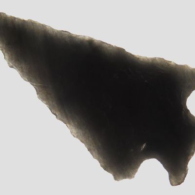 Sale Photo Thumbnail #412: 1 5/16" Elko, Gem Obsidian, Eastern Oregon, Ex. Ronald Bowles Collection