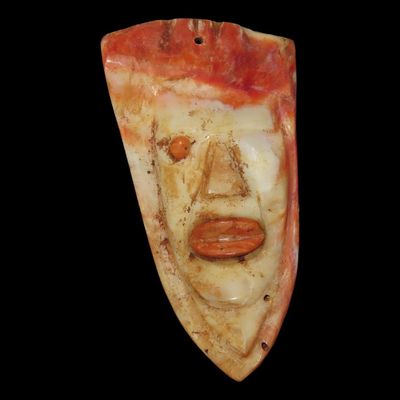 Sale Photo Thumbnail #328: 2 7/8" Spondylus Shell Pendant, Polynesian Islands