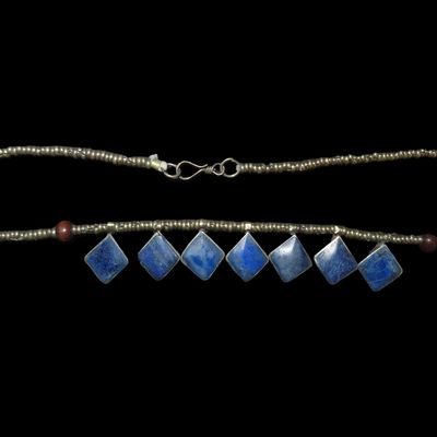 Sale Photo Thumbnail #627: Antique Lapis Lazuli Necklace, Southern Europe / Western Asia