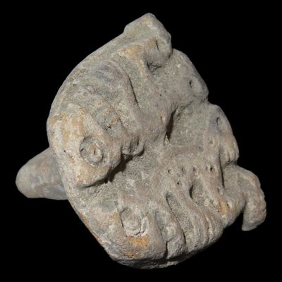 Sale Photo Thumbnail #343: Pre-Columbian Pottery Stamp, South America