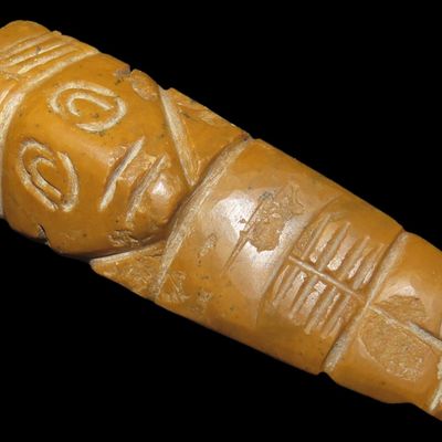 Sale Photo Thumbnail #309: 3 1/4" Double Human Effigy, Motley & Leithoff COA, Colombia