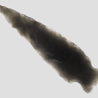 Sale Photo Thumbnail #422: 1 3/8" Rose Springs, Quality Obsidian, Oregon, Ex. Denis Burger