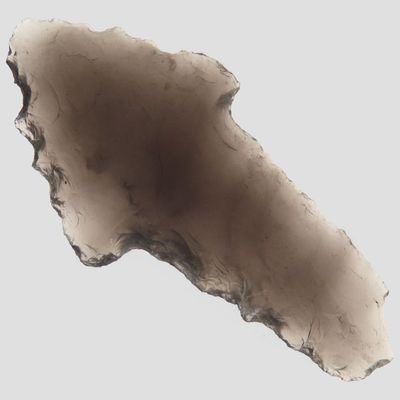 Sale Photo Thumbnail #406: 1 7/8" Cougar Mountain, Gem Obsidian, Eastern Oregon, Ex. Ronald Bowles Collection