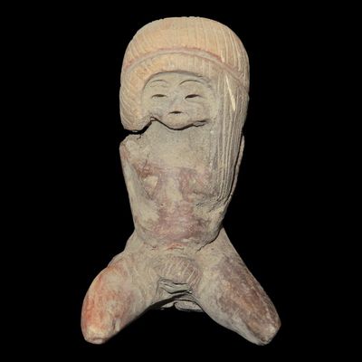 Sale Photo Thumbnail #291: 3 1/8" Pre-Columbian Pottery Figurine, South America