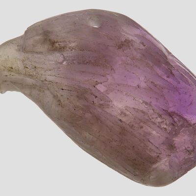 Sale Photo Thumbnail #612: Fluorite Eagle Effigy Carving / Healing Stone Pendant, New Mexico