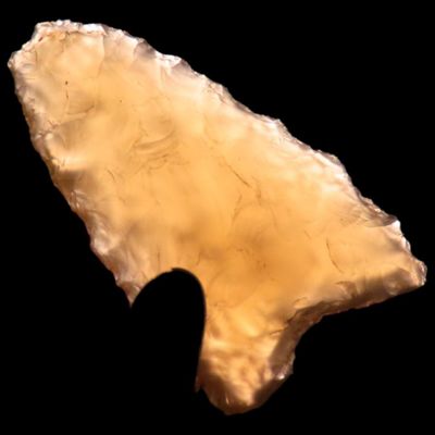 Sale Photo Thumbnail #91: 1" Oxbow Point, Clear Agate, High Plains, Colorado