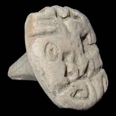 Sale Photo Thumbnail #334: Pre-Columbian Pottery Stamp, South America
