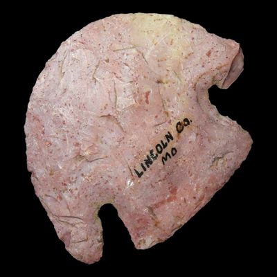 Sale Photo Thumbnail #223: 1 3/8" Blunt, Lincoln Co., Missouri, One Ear Broken, Ex. Charles Wesley