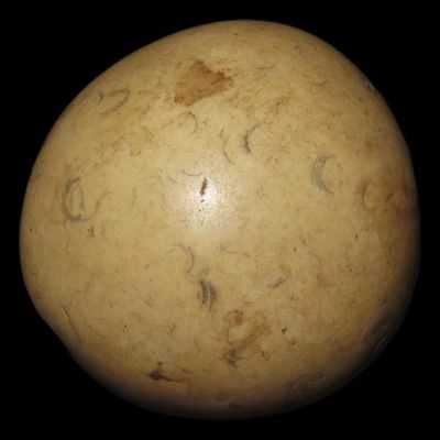 Sale Photo Thumbnail #90: 1 5/8" Stone Game Ball, Stark Co., Illinois