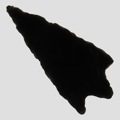 Sale Photo Thumbnail #414: 1 3/16" Rabbit Island, Gem Obsidian, Eastern Oregon, Ex. Ronald Bowles Collection