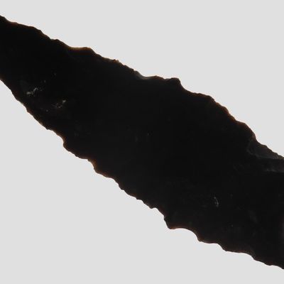 Sale Photo Thumbnail #410: 1 7/16" Windust, Gem Obsidian, Eastern Oregon, Ex. Ronald Bowles Collection